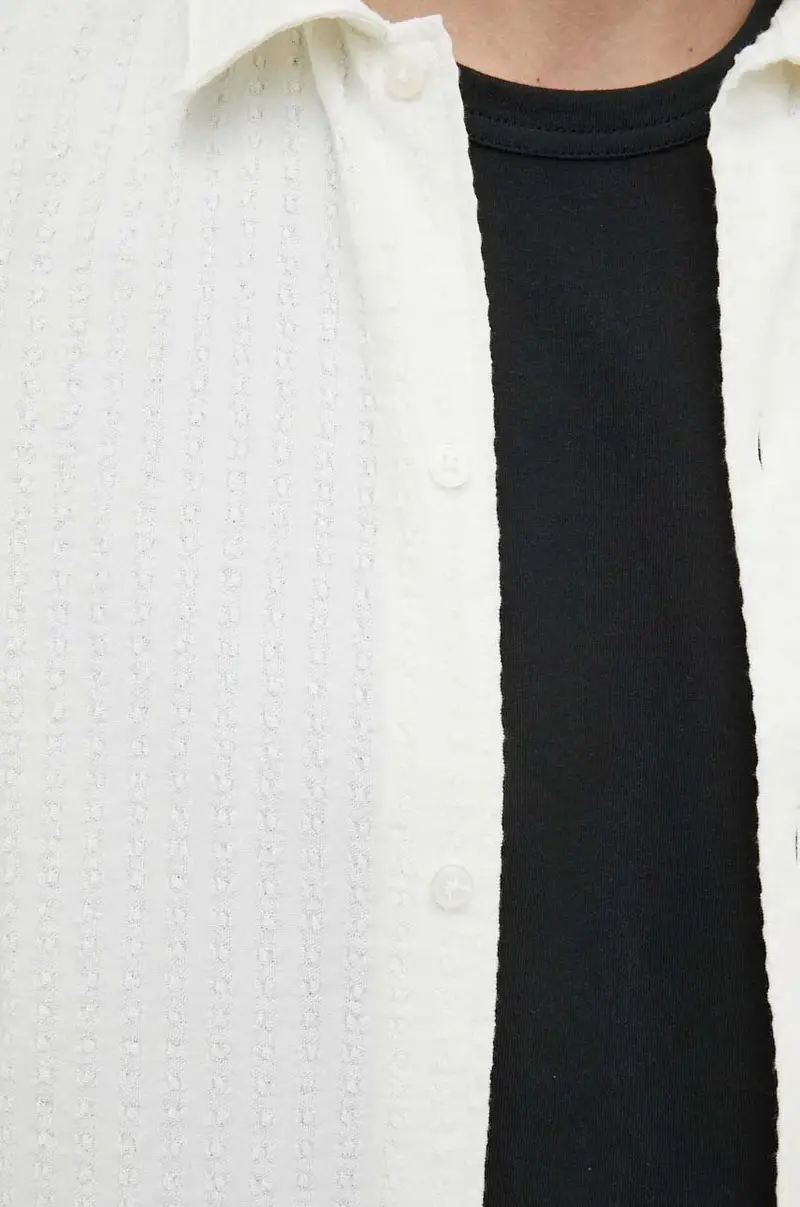 camicia uomo Beige miniatura 2