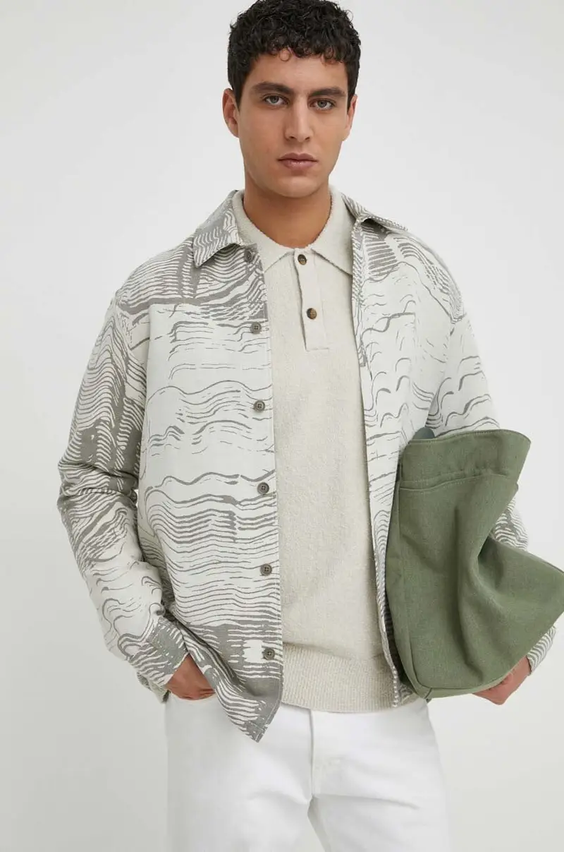 camicia uomo colore beige