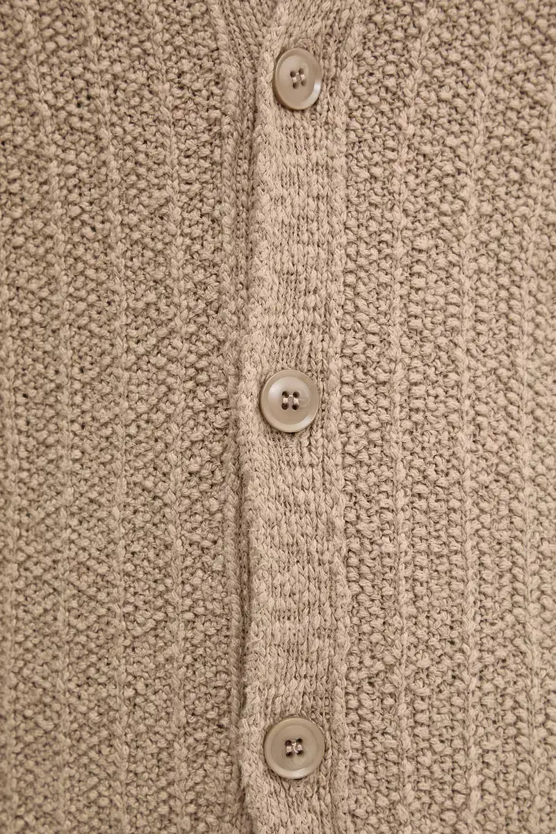 Samsoe Samsoe Cardigan Uomo Beige 3473986 miniatura 5