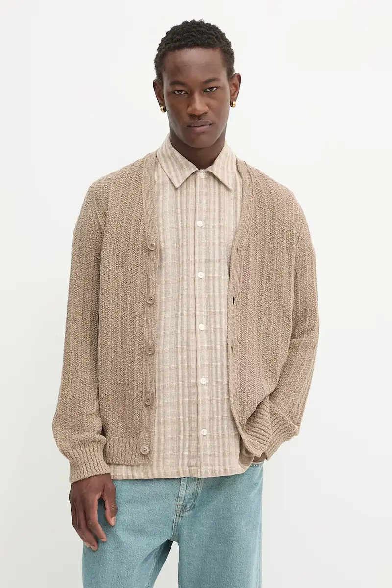 Samsoe Samsoe Cardigan Uomo Beige 3473986