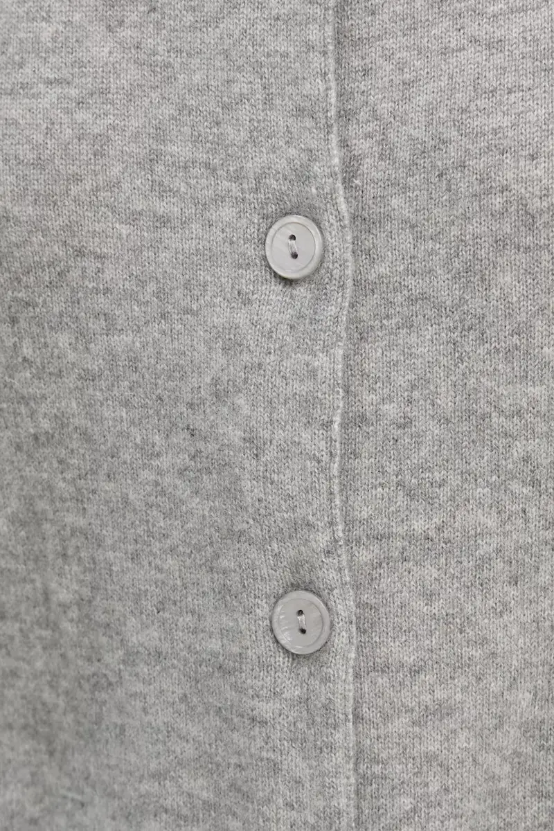 cardigan in lana SABOSTON colore grigio F24400186 miniatura 5