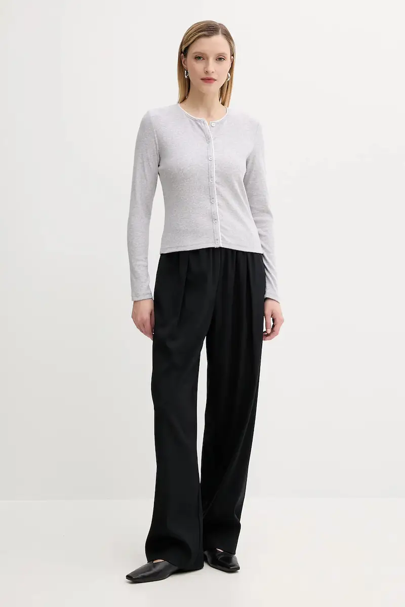 Samsoe Samsoe Cardigan Donna Grigio 3121666 miniatura 2