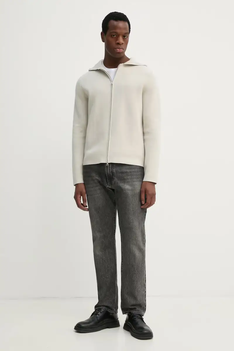 Samsoe Samsoe Cardigan Uomo Grigio 3324805 miniatura 2