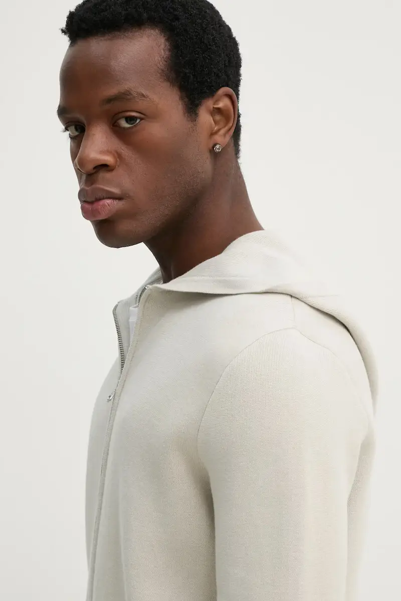 Samsoe Samsoe Cardigan Uomo Grigio 3324805 miniatura 4