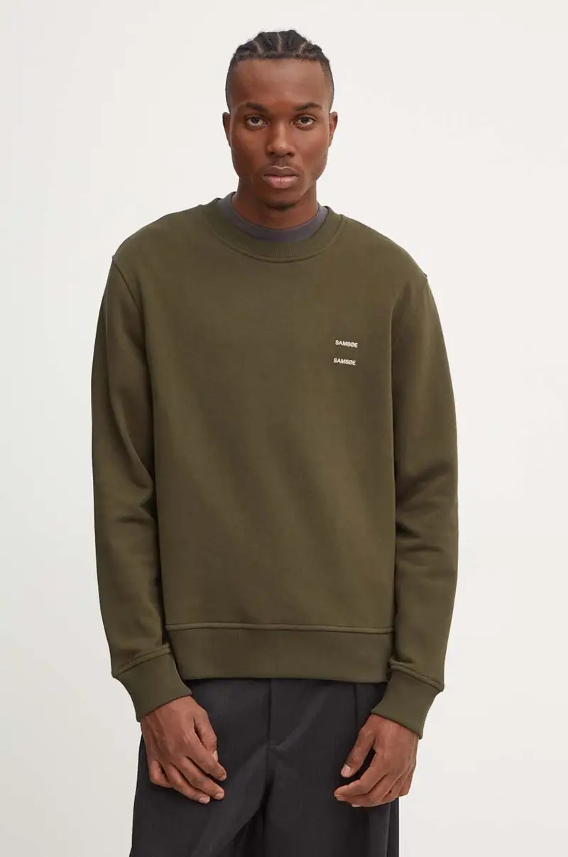 felpa in cotone JOEL uomo colore verde M22300127