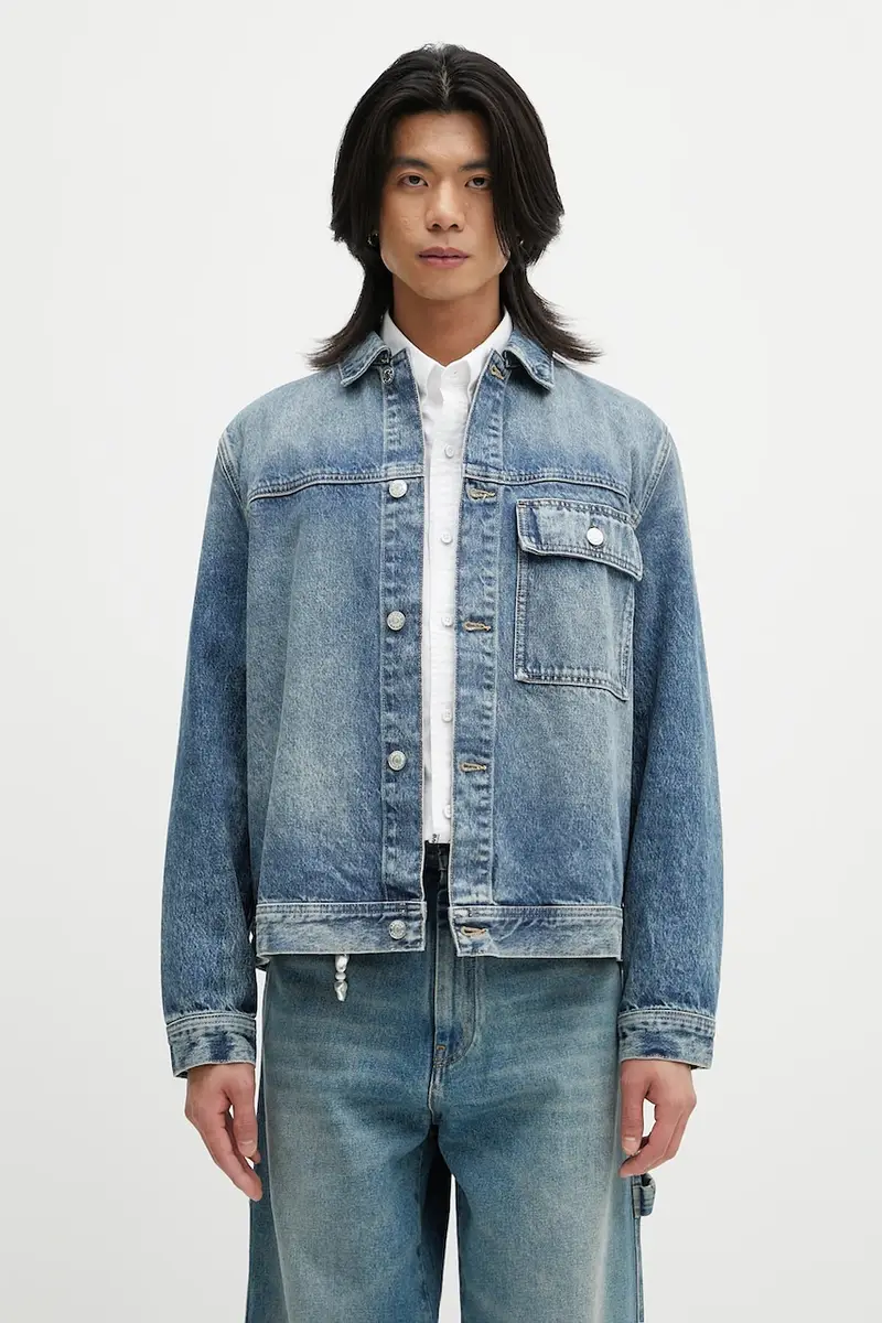 giacca di jeans SAWESLEY colore blu M25100082