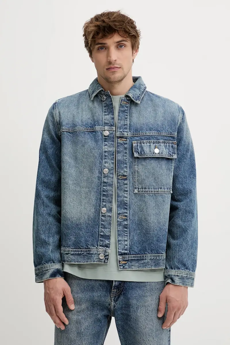 giacca di jeans SAWESLEY colore blu M25100082