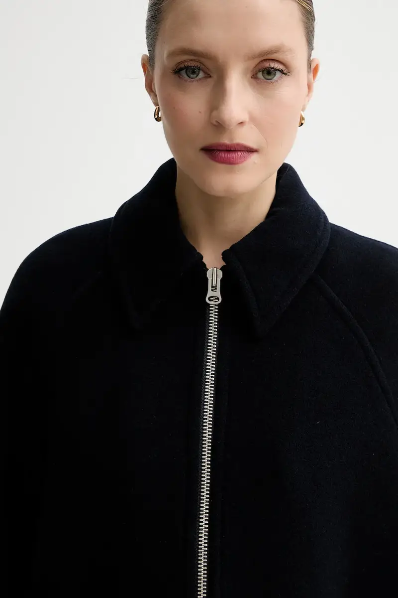 giacca in lana ALMA colore blu navy F23300184 miniatura 5