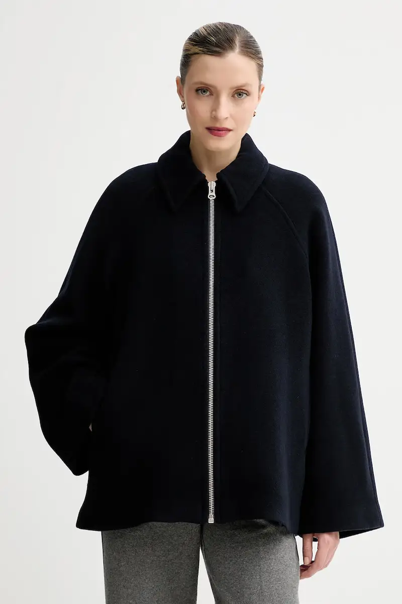 giacca in lana ALMA colore blu navy F23300184 miniatura 4