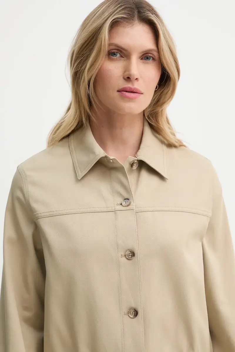 giacca SAESMELLA donna colore beige F25100009 miniatura 4