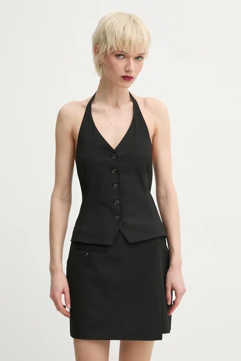 gilet SANEEM colore nero F25100157