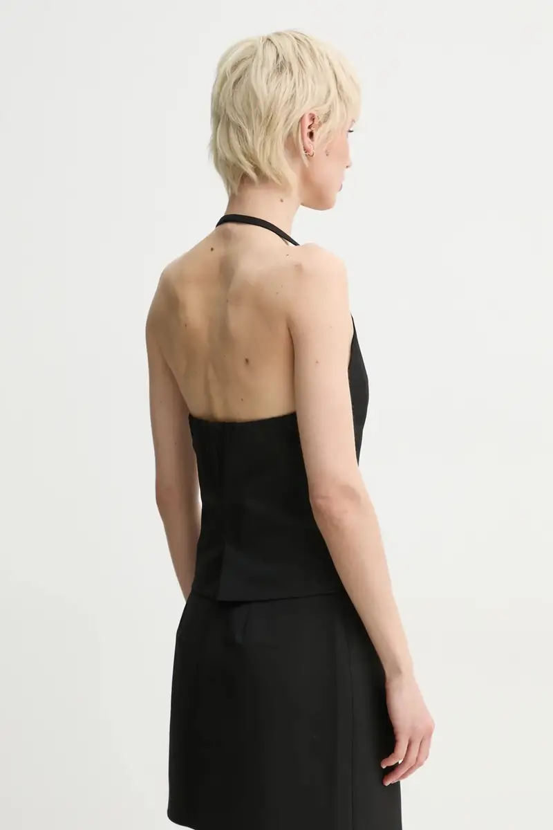 gilet SANEEM colore nero F25100157 miniatura 3