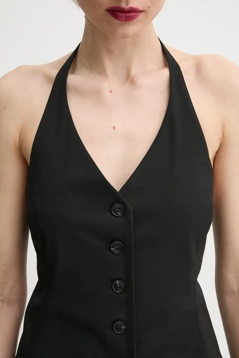 gilet SANEEM colore nero F25100157 miniatura 5