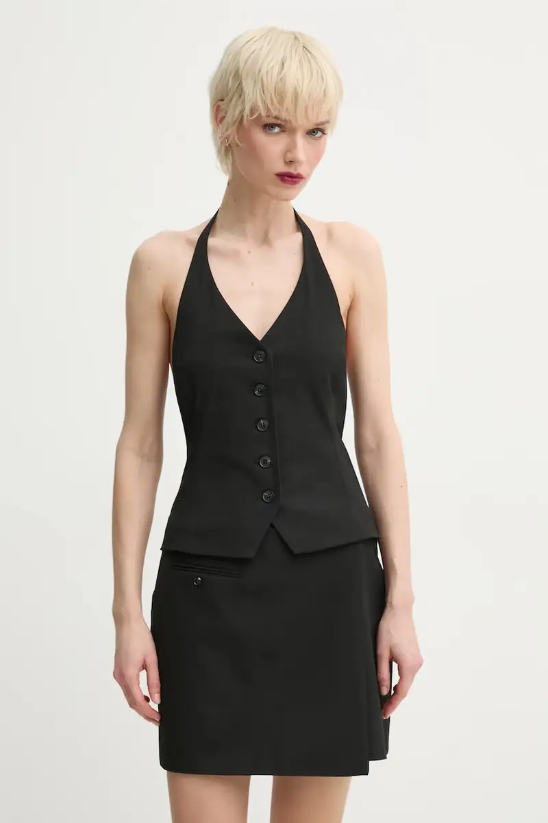 gilet SANEEM colore nero F25100157