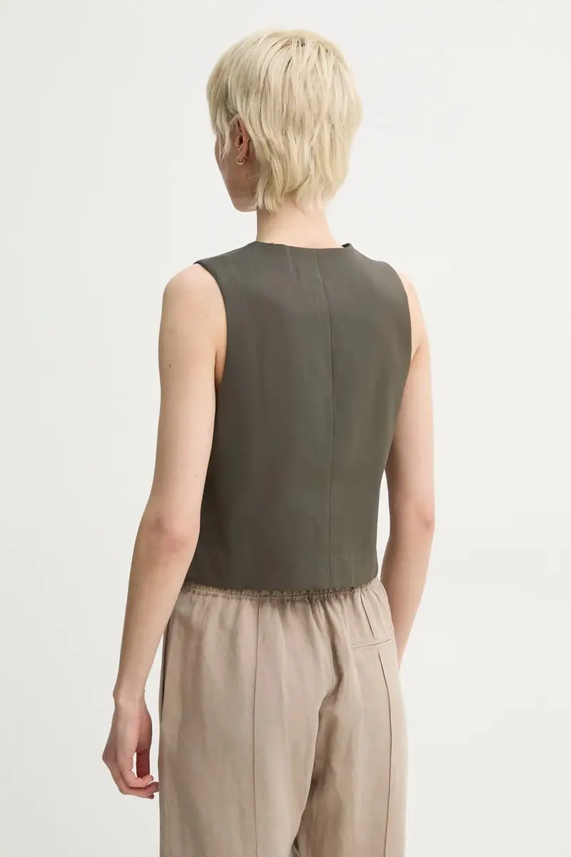 gilet SARAMONA colore marrone F25100154 miniatura 3