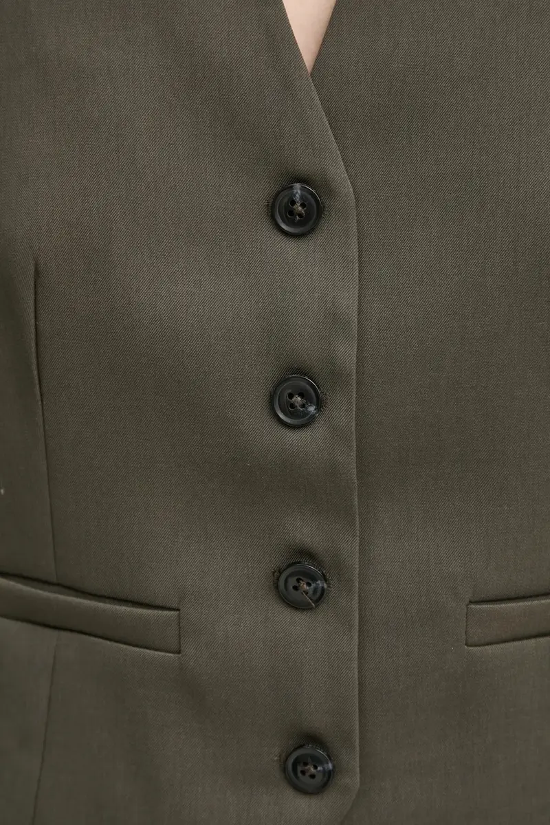 gilet SARAMONA colore marrone F25100154 miniatura 5