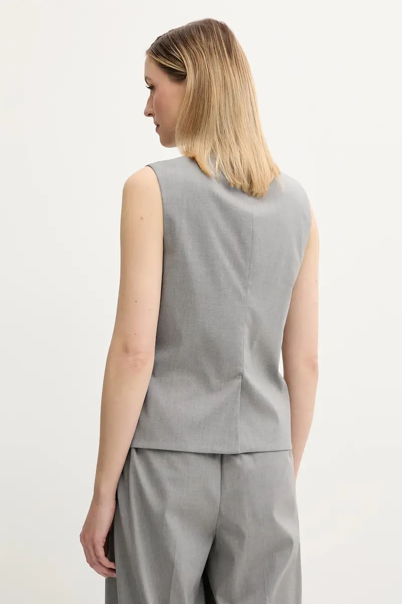 gilet SARUMA colore grigio F25200048 miniatura 3