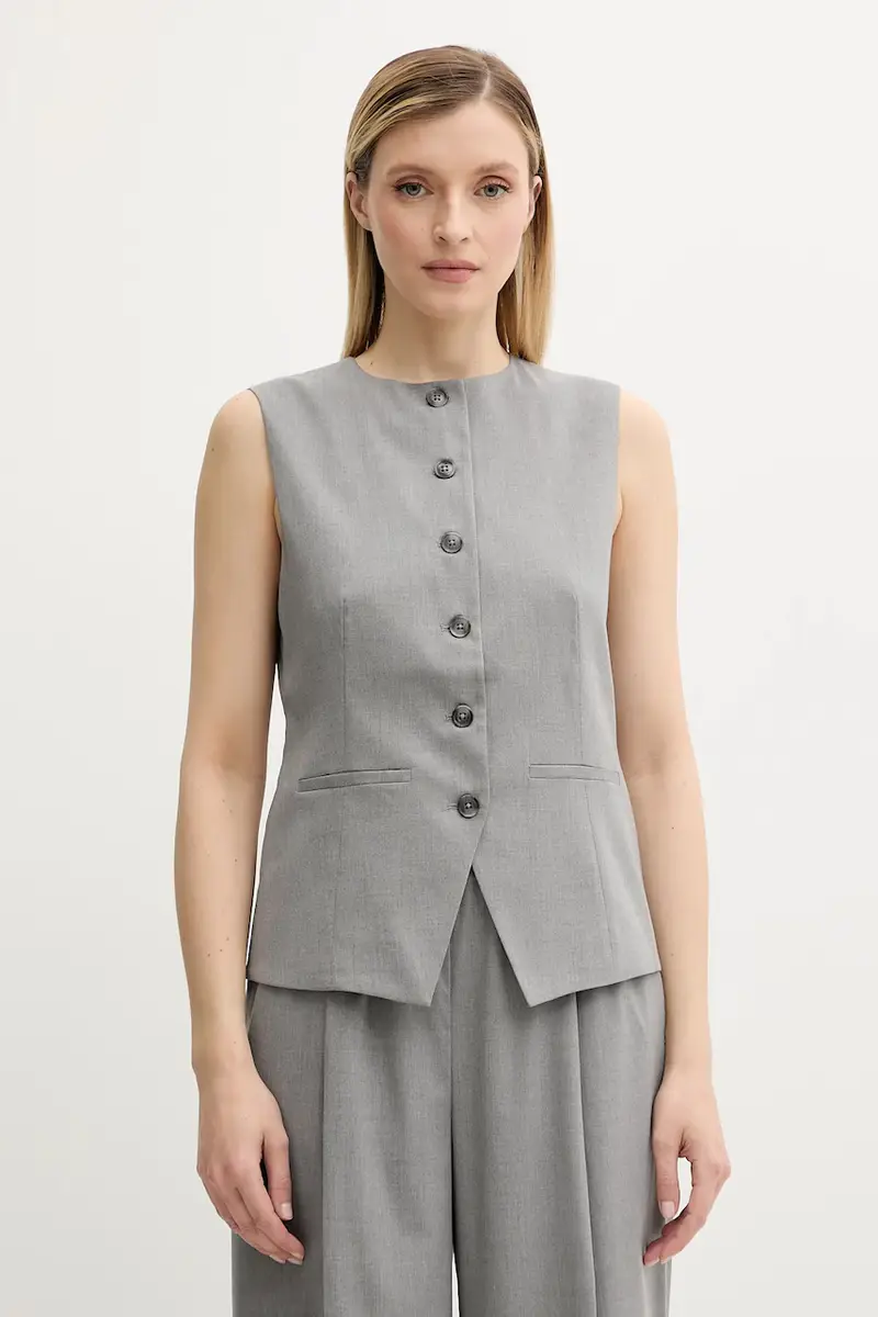 gilet SARUMA colore grigio F25200048