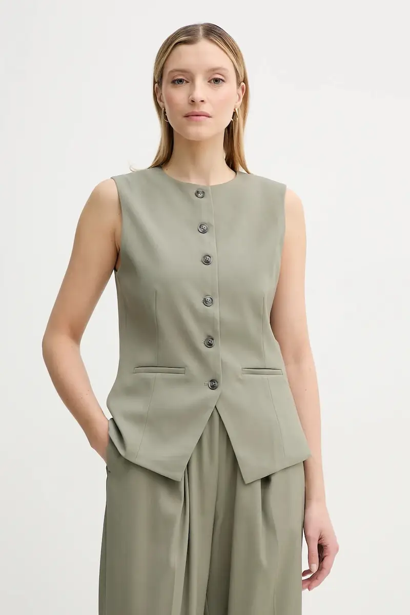 gilet SARUMA colore verde F25100037