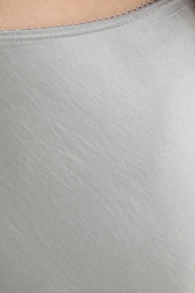 gonna SAAGNETA colore grigio F24200090 miniatura 4