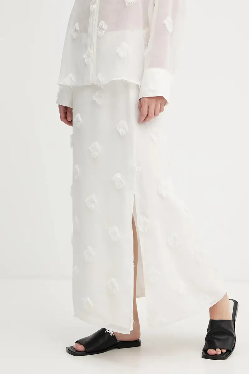 gonna SAAGNETE colore beige F25200059