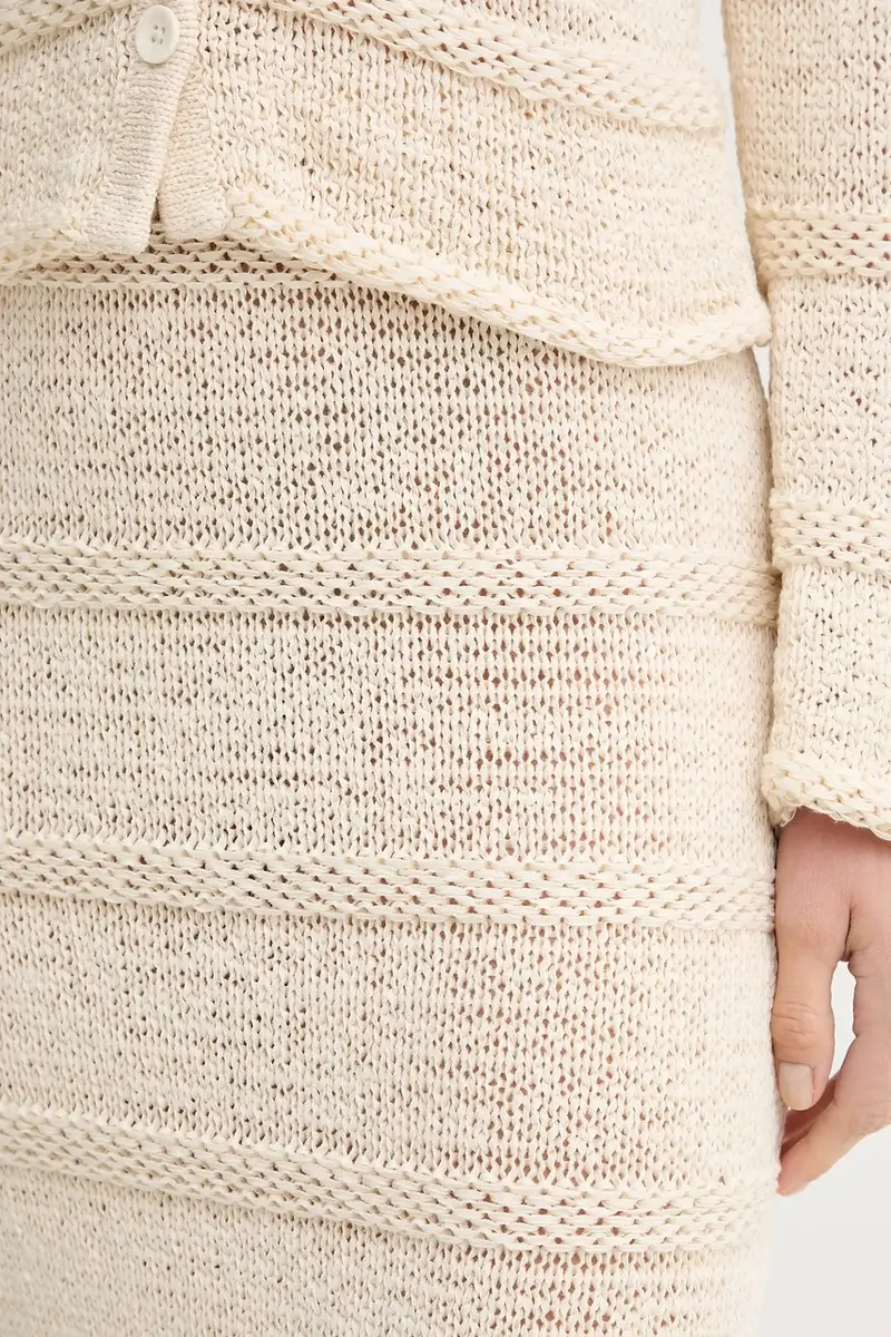 gonna SANETTIE colore beige F25200127 miniatura 4