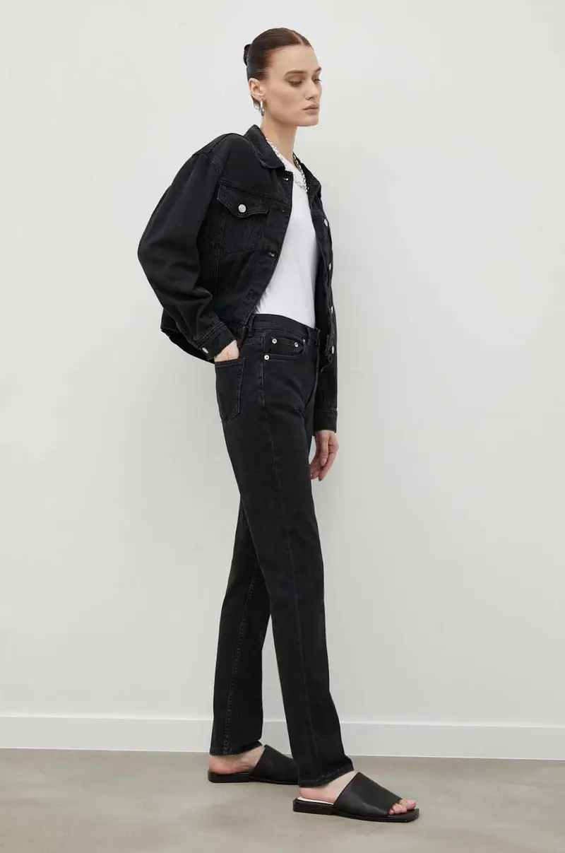 Samsoe Samsoe Jeans Donna Nero 3039552