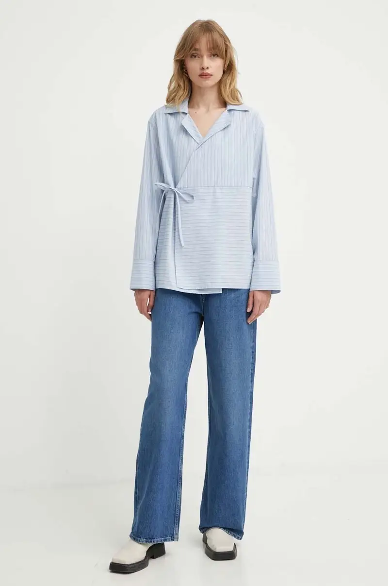 Samsoe Samsoe Jeans Donna Blu 3132130 miniatura 2