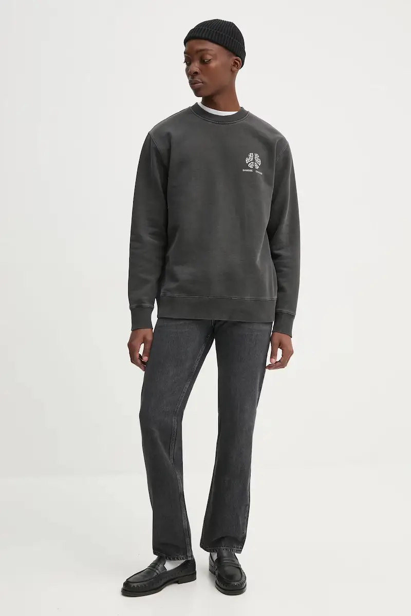 Samsoe Samsoe Jeans Uomo Grigio 3324748 miniatura 2