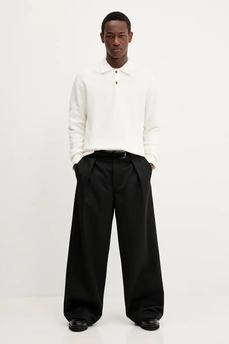 maglione in misto lana uomo colore beige miniatura 2