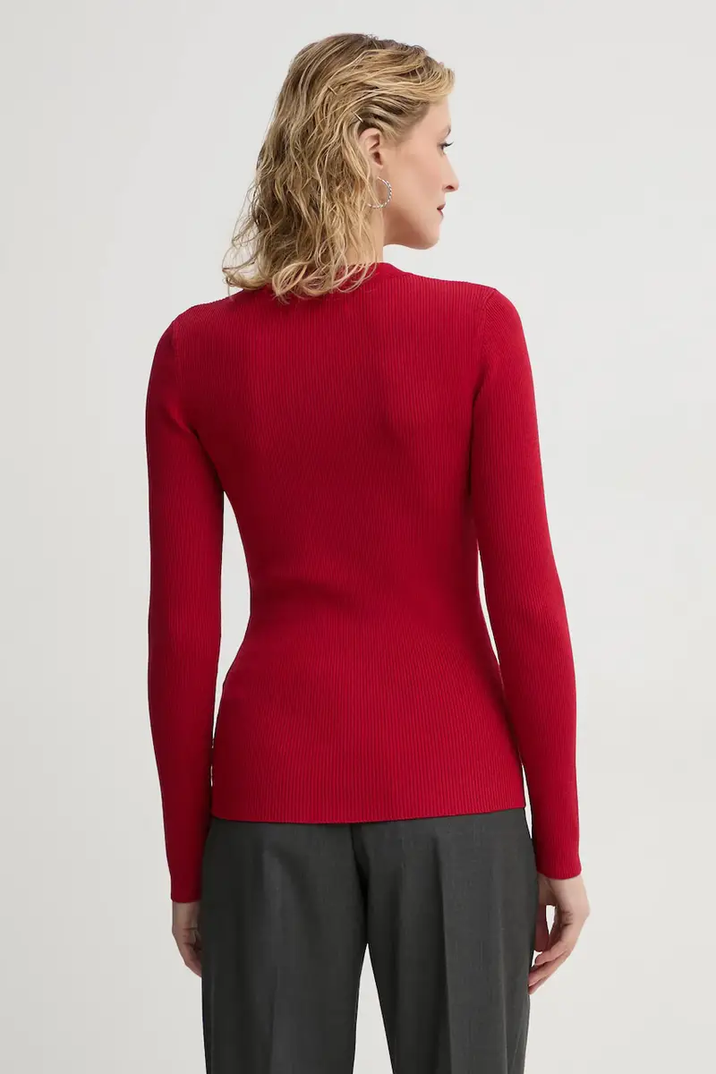 maglione SALEONORE donna colore rosso F24400089 miniatura 3