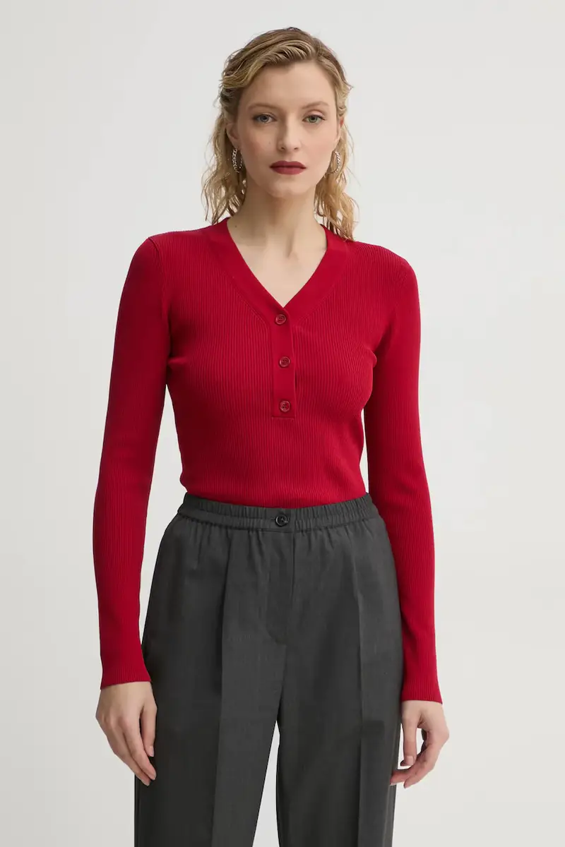 maglione SALEONORE donna colore rosso F24400089