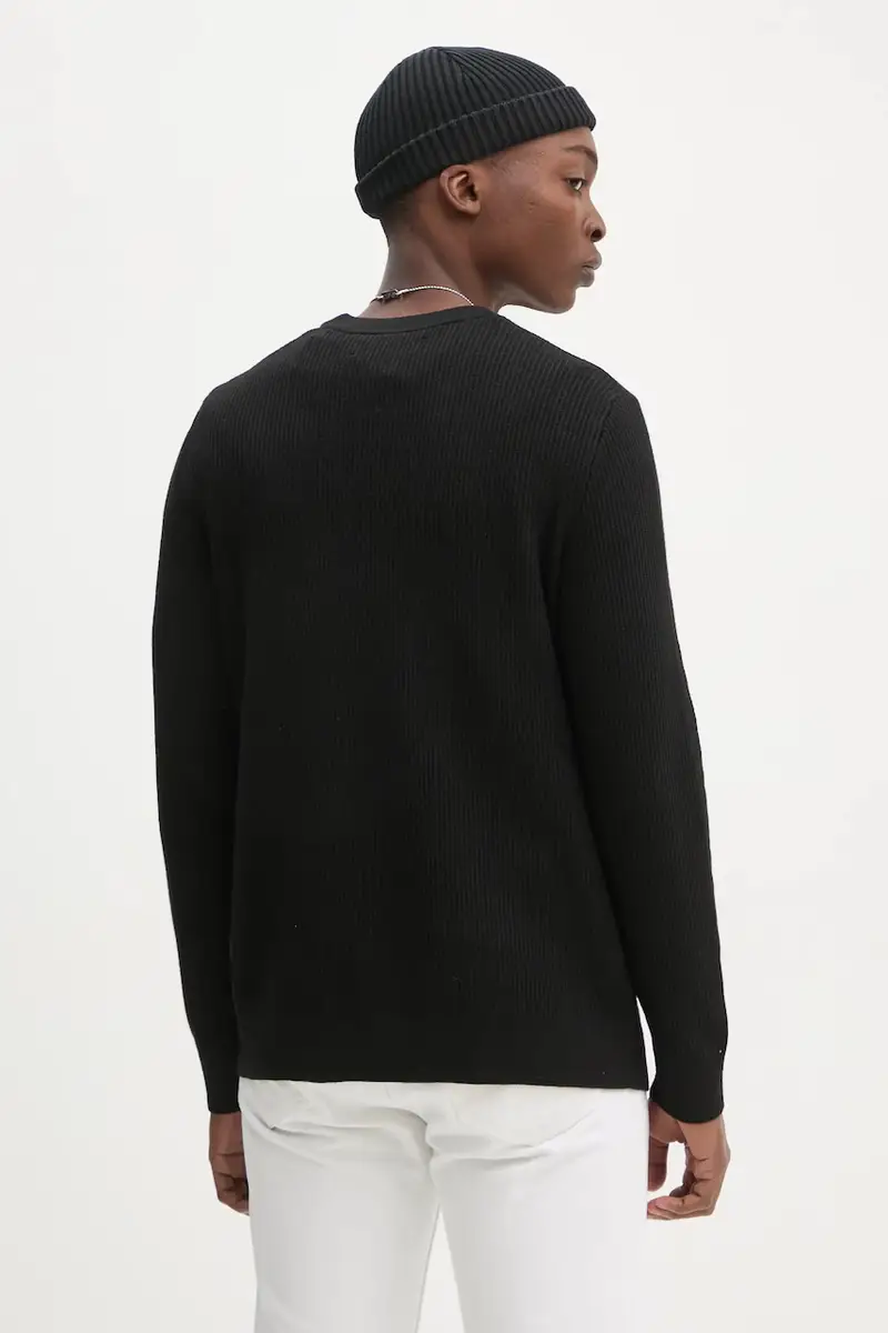 maglione uomo colore nero M24400021 miniatura 3