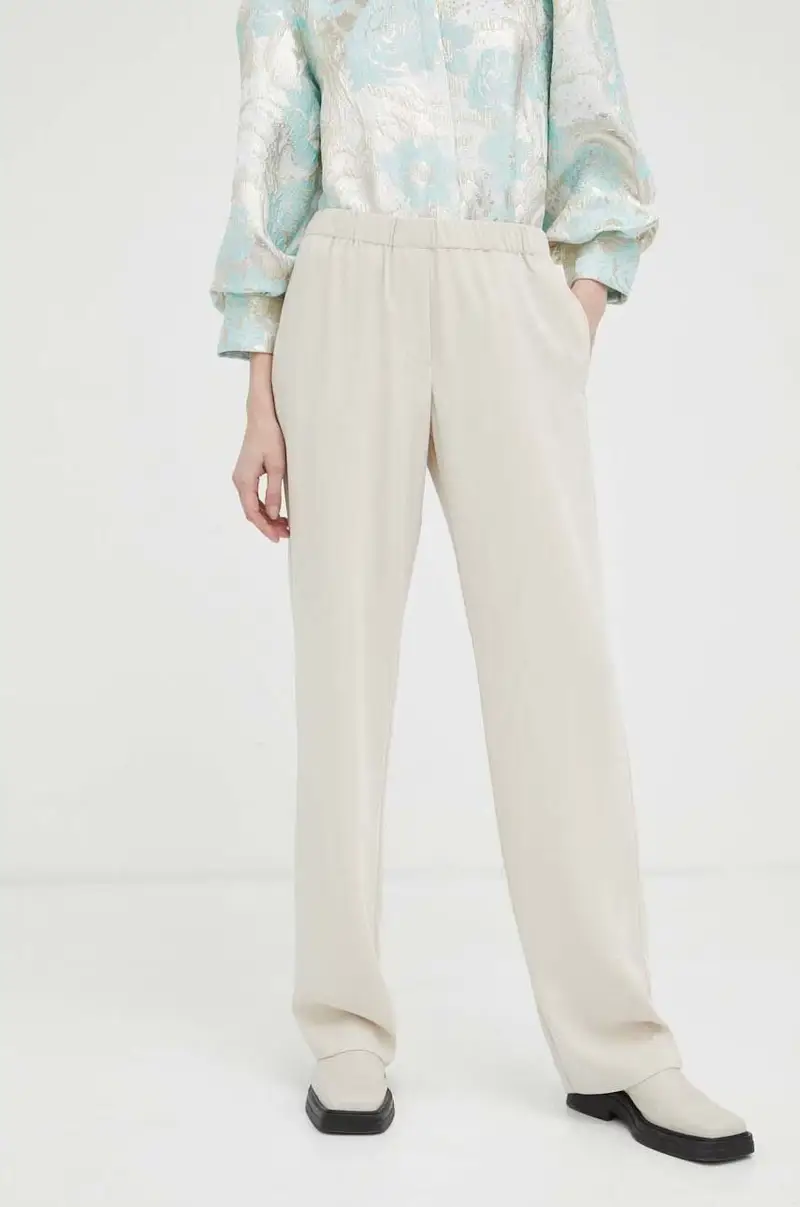 pantaloni donna Beige