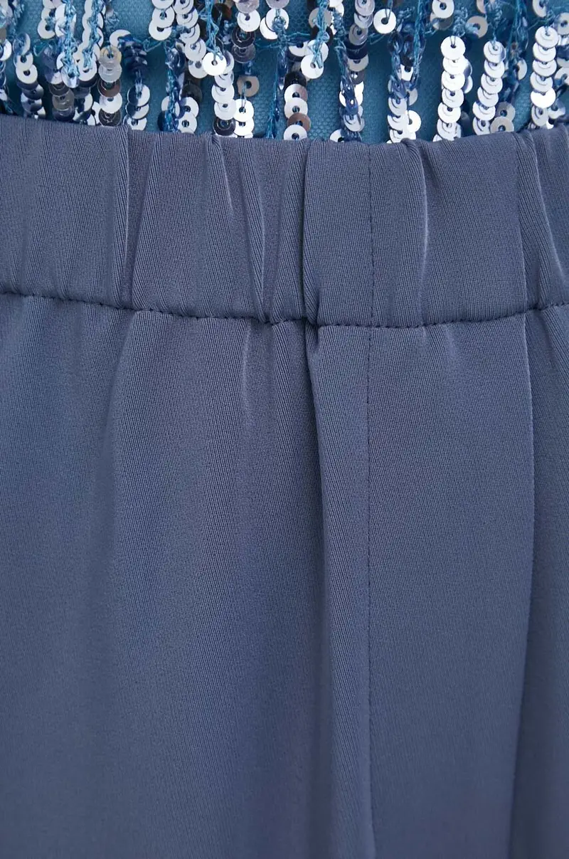 pantaloni donna Blu navy miniatura 4