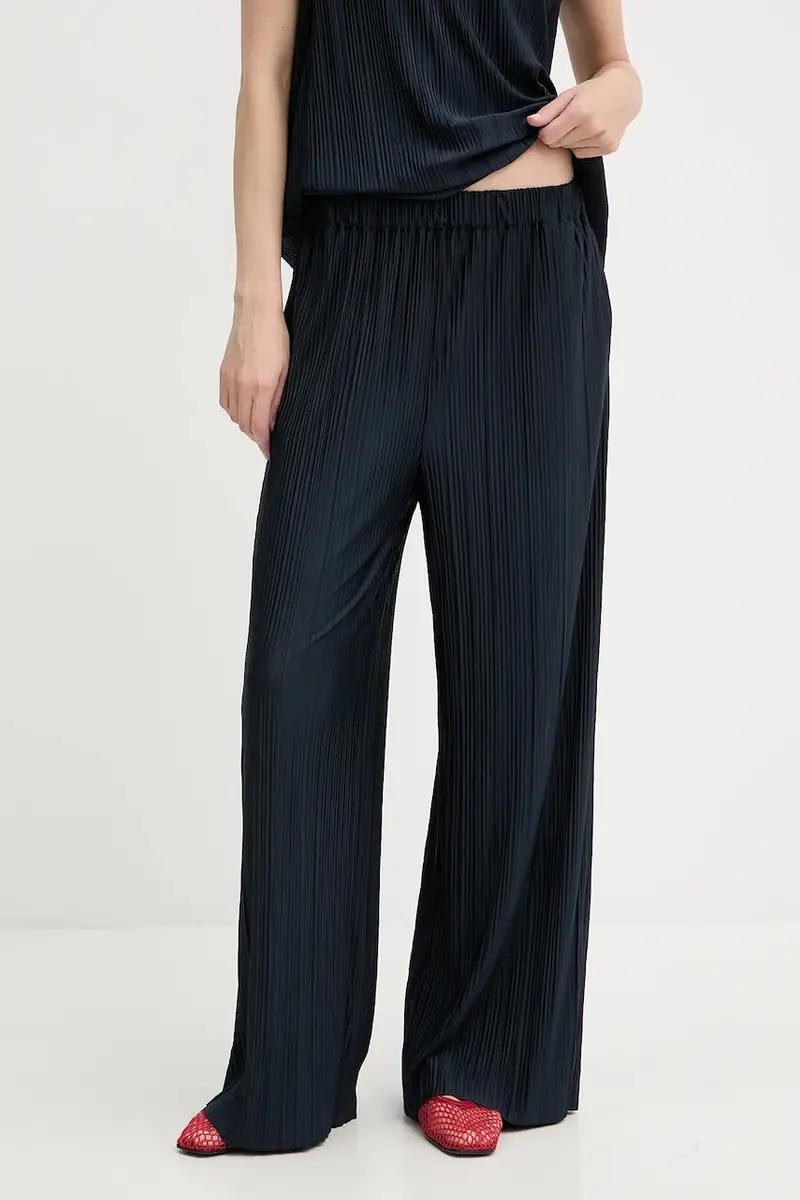 pantaloni donna colore verde Blu navy