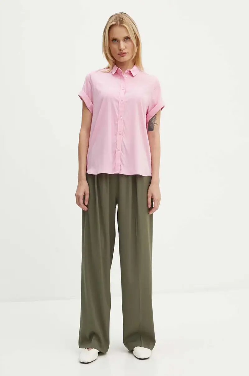 pantaloni JULIA donna colore verde F23100048 miniatura 2