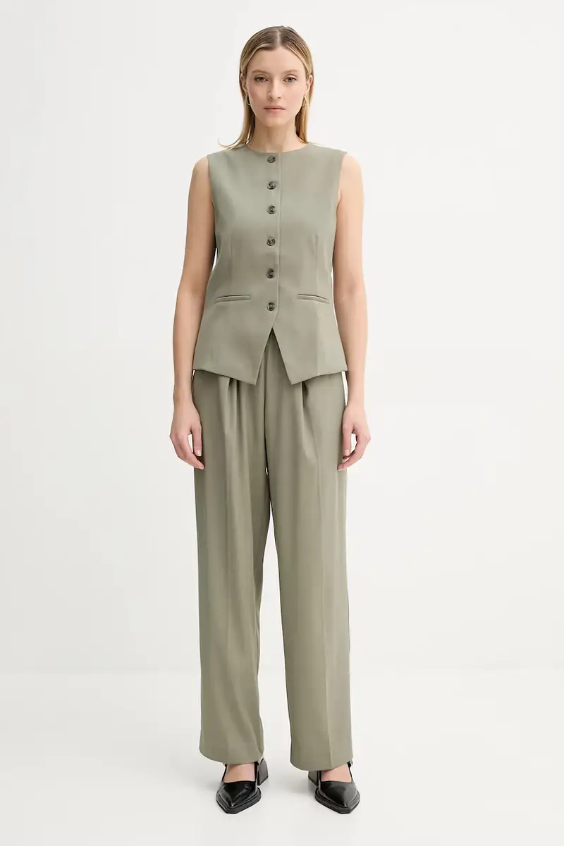 pantaloni JULIA donna colore verde F23100048 miniatura 2