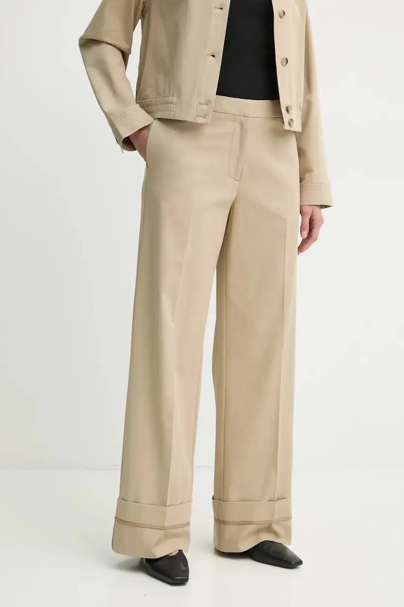 pantaloni SAESMELLA donna colore beige F25100010