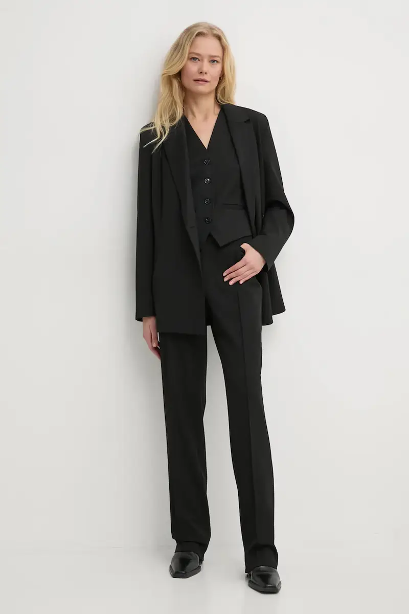 pantaloni SALOTI donna colore nero F24400193 miniatura 2