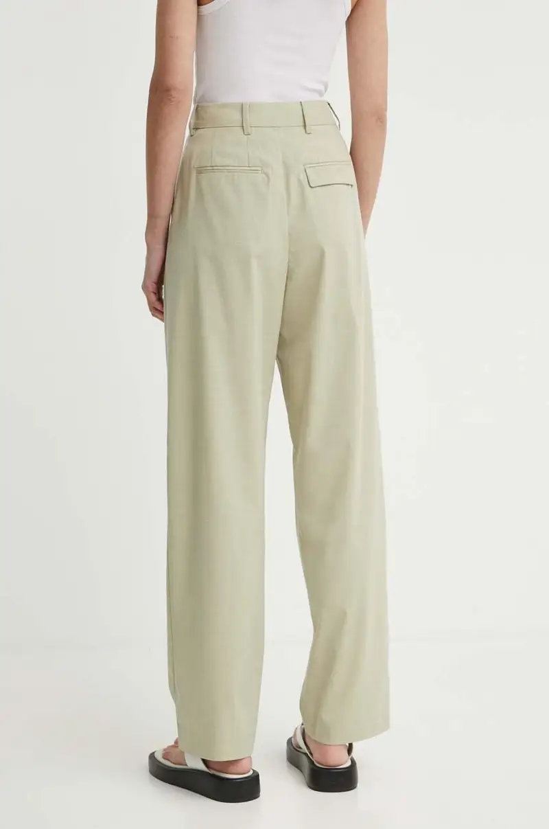 pantaloni SALUZY donna colore verde F24200070 miniatura 3