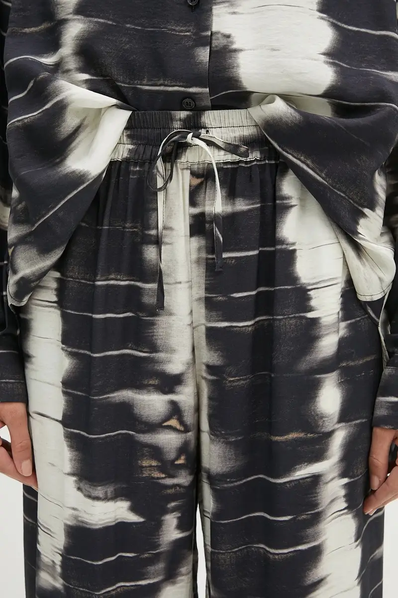 pantaloni Saneem Nero miniatura 4