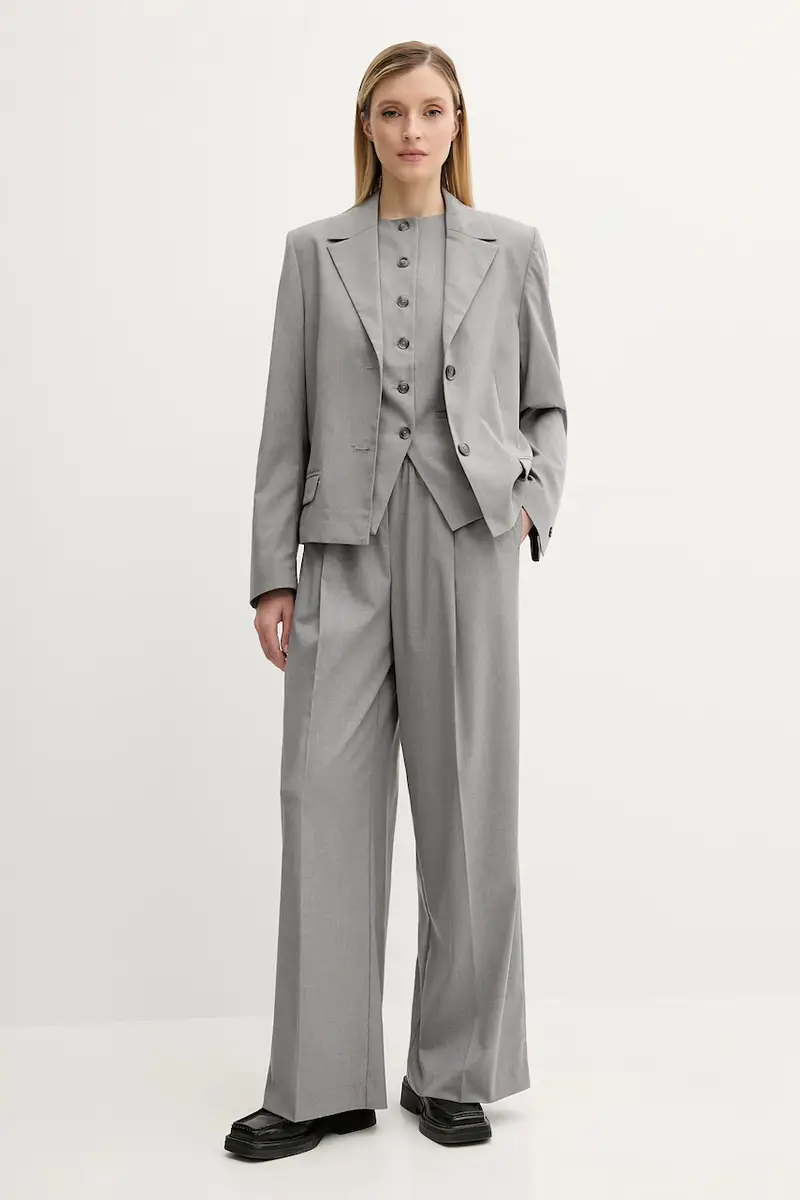 pantaloni SARILA donna colore grigio F25200049 miniatura 2