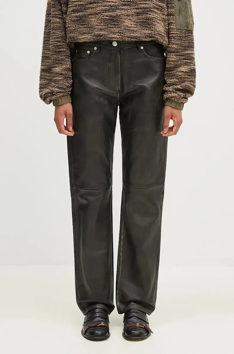 patalogni in pelle Salynn donna colore nero F24300138