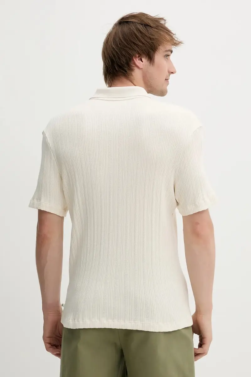 Samsoe Samsoe Polo Uomo Beige 3121561 miniatura 3