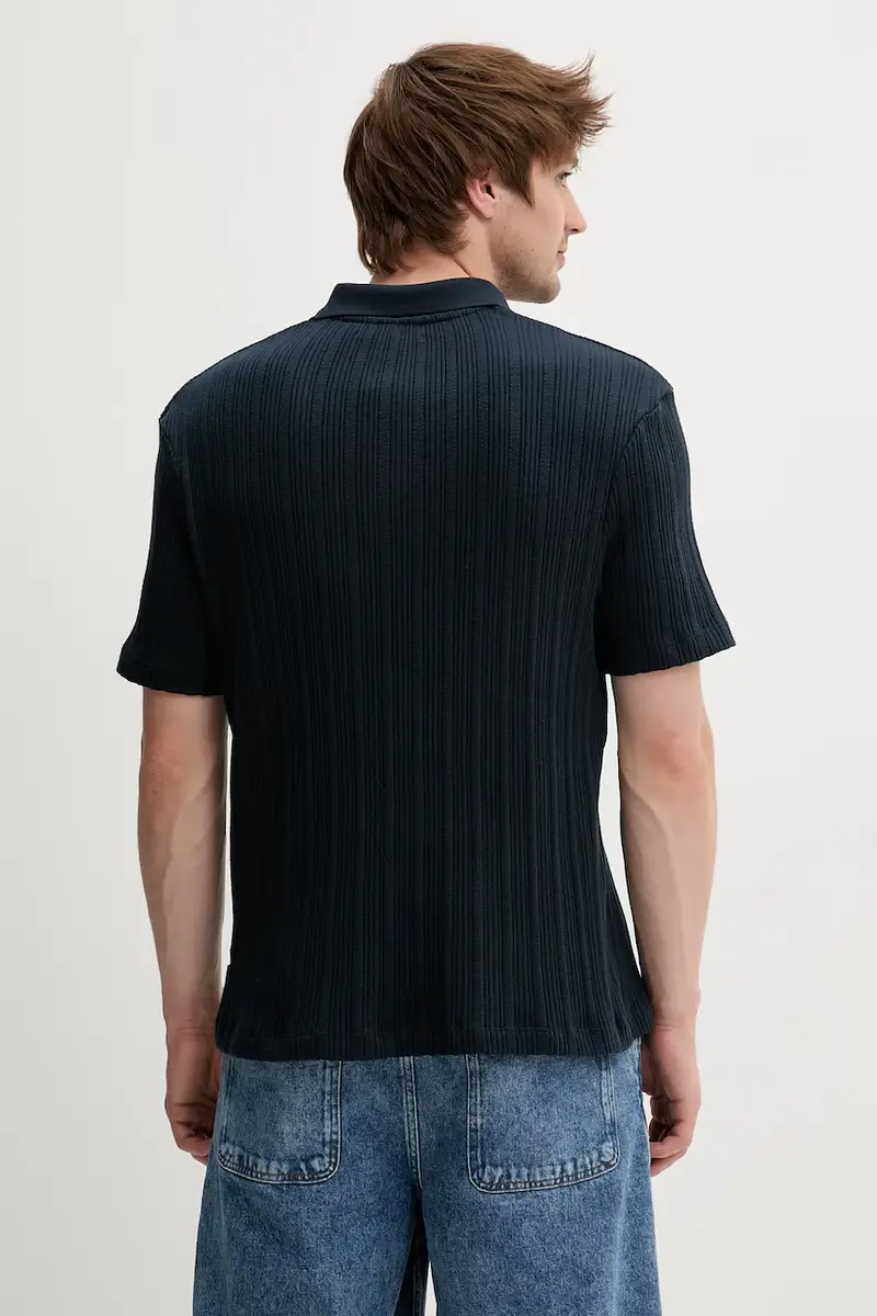 Samsoe Samsoe Polo Uomo Blu 3121627 miniatura 3