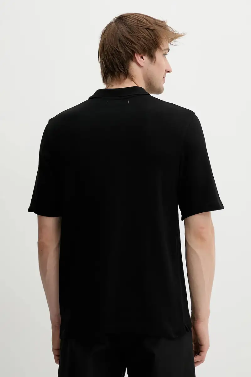 Samsoe Samsoe Polo Uomo Nero 3121781 miniatura 3