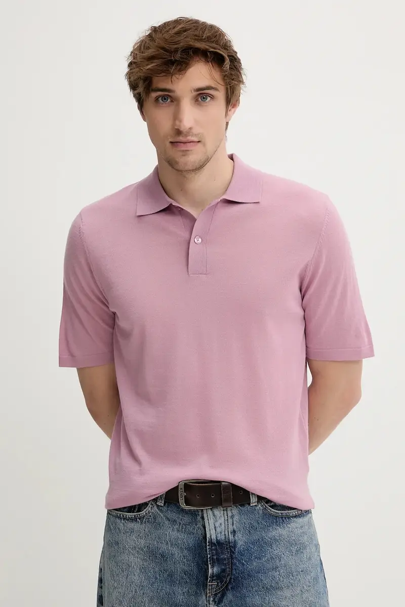 Samsoe Samsoe Polo Uomo Rosa 2234532