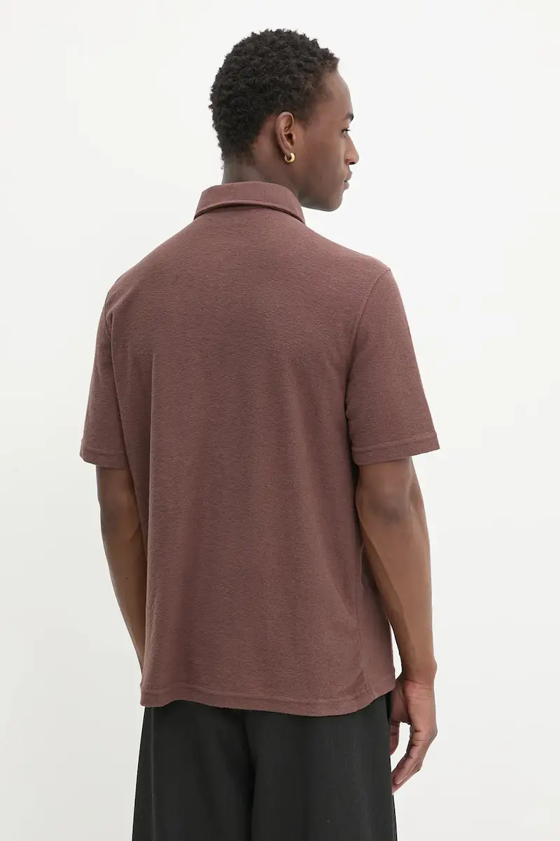 Samsoe Samsoe Polo Uomo Marrone 3618462 miniatura 2