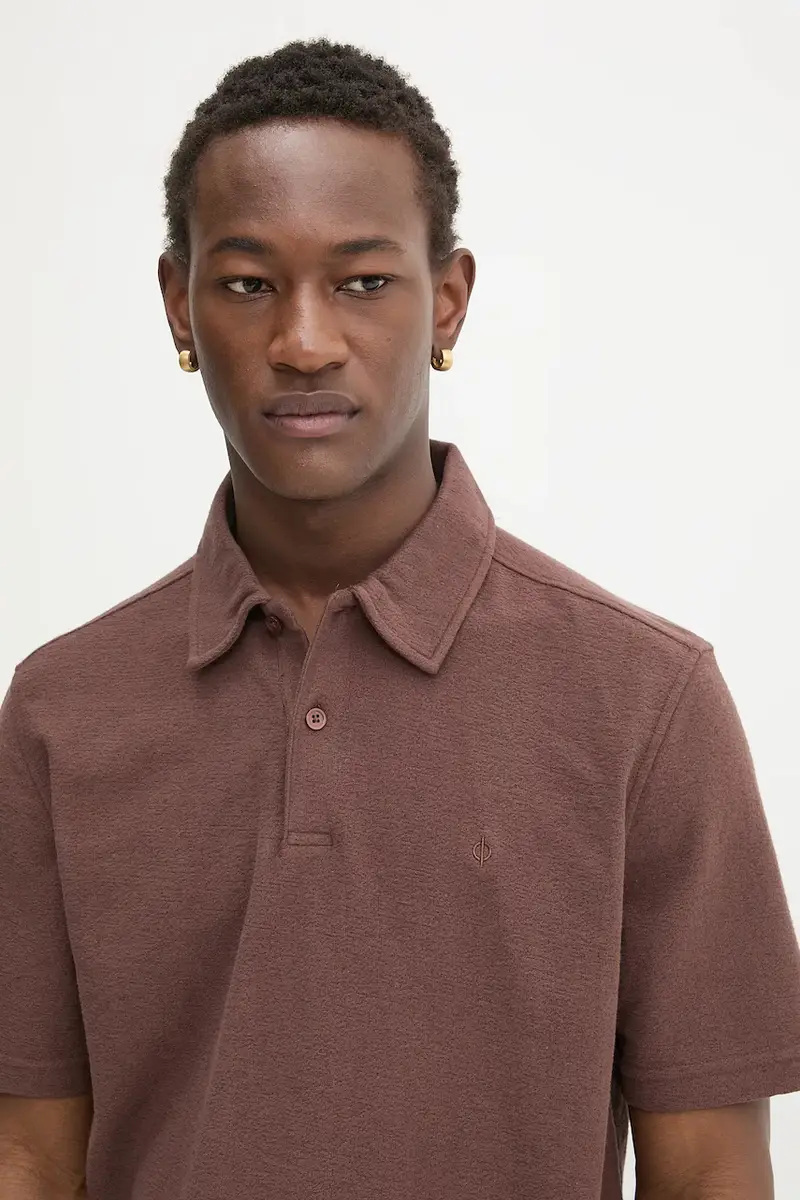 Samsoe Samsoe Polo Uomo Marrone 3618462 miniatura 3
